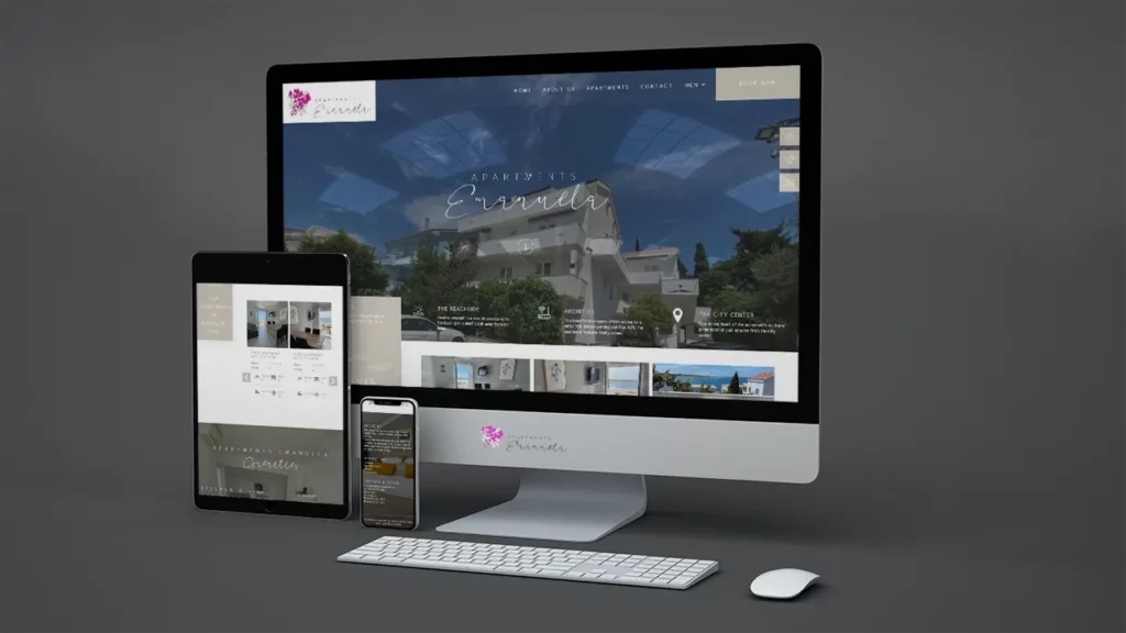 Izrada web stranica Euro Apartmani Emanuela