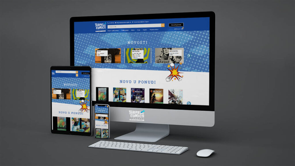 Izrada web stranica Torpedo Comics Zagreb