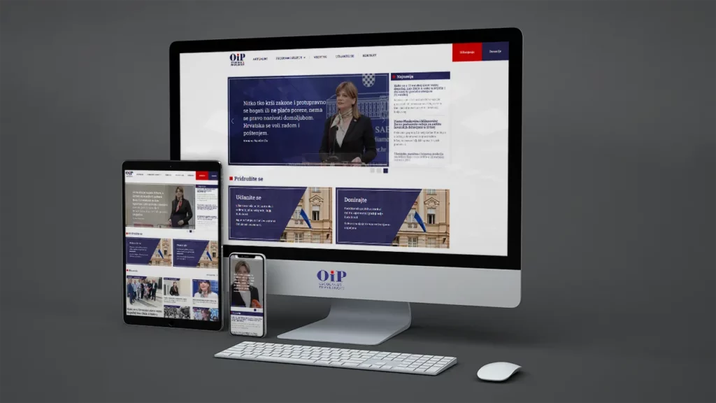 izrada web stranica odlučnost i pravednost oip